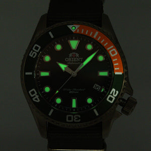 ORIENT TRITON AUTOMATIC 43 MM NYLON STRAP MEN WATCH RA-AC0K04E10B