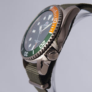 ORIENT TRITON AUTOMATIC 43 MM NYLON STRAP MEN WATCH RA-AC0K04E10B