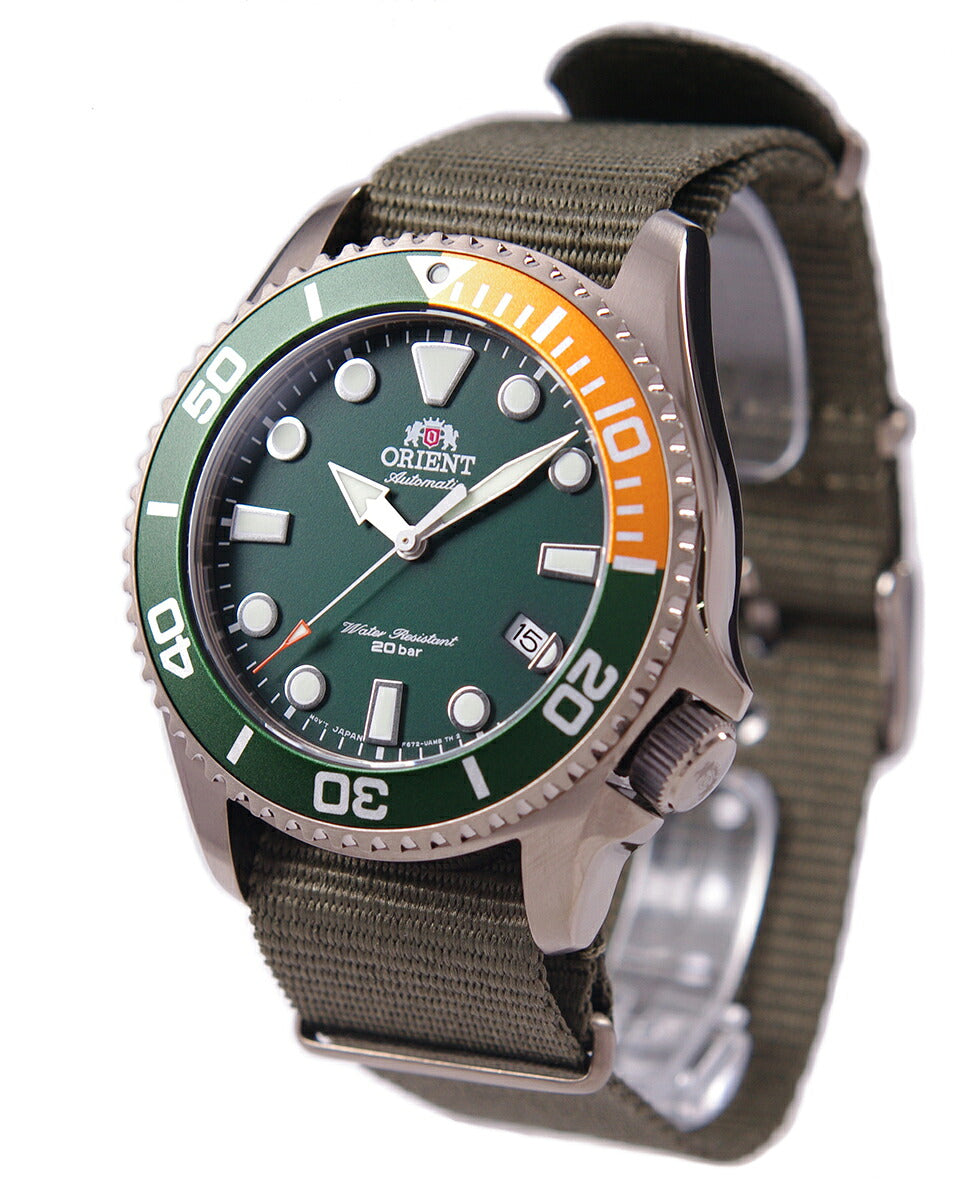 ORIENT TRITON AUTOMATIC 43 MM NYLON STRAP MEN WATCH RA-AC0K04E10B