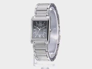 CITIZEN COLLECTION ECO DRIVE SILVER STRAP ANALOG SQUARE MEN WATCH FRA59-2431