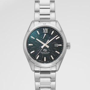 ORIENT STAR M34 F8 MECHANICAL AUTOMATIC SILVER & BLACK MEN WATCH (LIMITED 80) RK-BX0007B