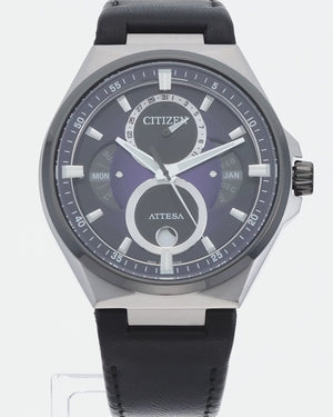 CITIZEN ATTESA ECO DRIVE TRIPLE CALENDAR PURPLE BUSINESS MEN WATCH (1300 LIMITED) BU0066-11W