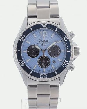 ORIENT MAKO SOLAR PANDA 75TH ANNIVERSARY SKY BLUE MEN WATCH (LIMITED 750) RN-TX0210L