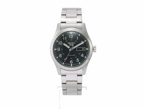 SEIKO 5 SPORTS FIELD "SPORTS STYLE" DAY-DATE SILVER & BLUE MEN WATCH SBSA113