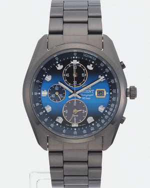 ORIENT NEO70'S CHRONOGRAPH BLACK & BLUE MEN WATCH WV0081TY