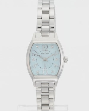 SEIKO LUKIA HAPPY COLLECTION 2025 SS MAIN SERIES SILVER & BLUE WOMEN WATCH SSWA011