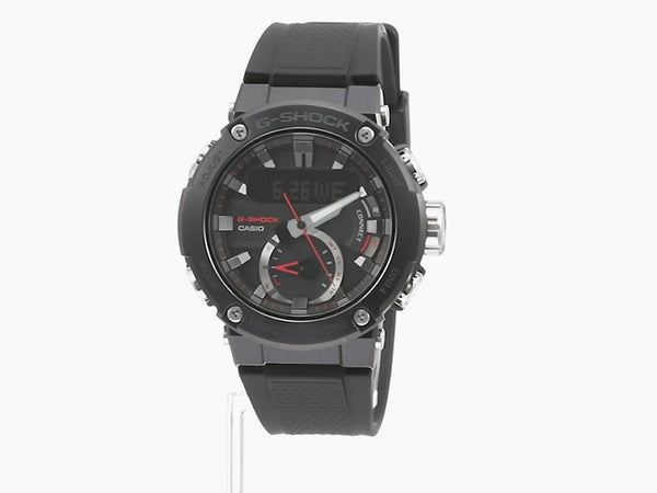 CASIO G-SHOCK G-STEEL SOLAR CARBON CORE GUARD BLACK MEN WATCH GST