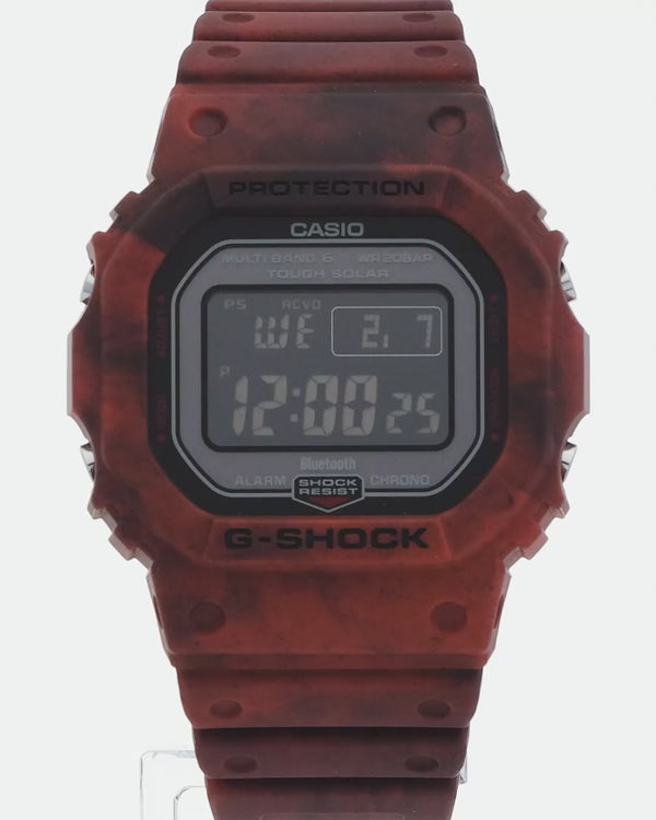 CASIO G-SHOCK SAND LAND SERIES BLUETOOTH RADIO SOLAR RED DIGITAL