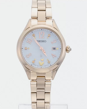 SEIKO LUKIA GROW 2025 SS SERIES EDENWORKS COLLABORATION GOLD WOMEN WATCH SSQW094