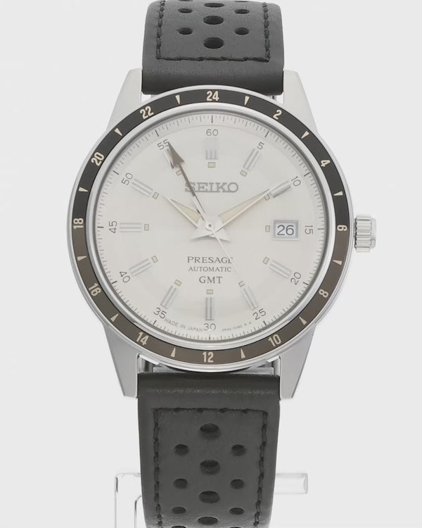 【稼働品】SEIKO PRESAGE SARY231 自動巻き GMT 3fd21ce05a454bb7a70ad6bb6e7e97