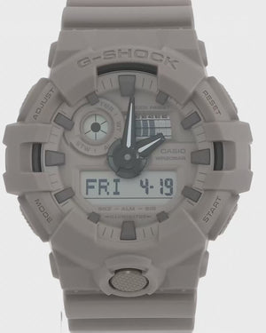 CASIO G-SHOCK NATURAL COLOR SERIES DAY-DATE BROWN RESIN MEN WATCH GA-700NC-5AJF