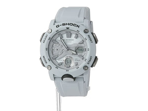 CASIO G-SHOCK CARBON CORE GUARD RUBBER STRAP ALL WHITE MEN WATCH GA-2000S-7AJF