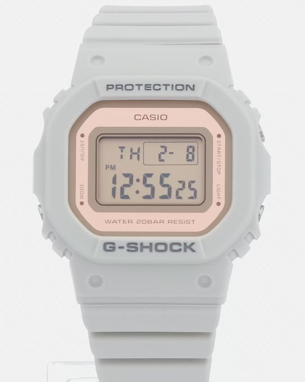 CASIO G-SHOCK MID-SIZE MODEL GREY & BROWN DIGITAL UNISEX WATCH GMD