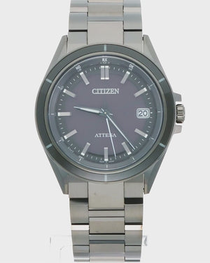 CITIZEN ATTESA RADIO WAVE SOLAR BLACK MEN WATCH CB3035-72E