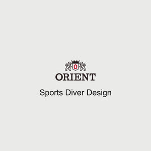 ORIENT MAKO AUTOMATIC DIVERS SILVER & GREY MEN WATCH RN-AA0810N