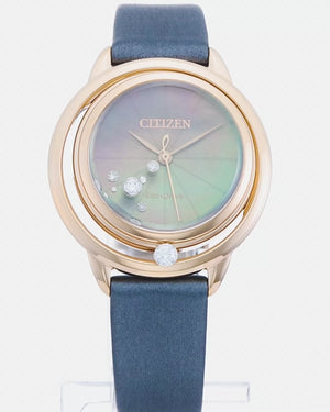 CITIZEN L ARCLY SERIES ECO-DRIVE OASIS-INSPIRED DESIGN DIAMONDS LADIES WATCH EW5522-11H
