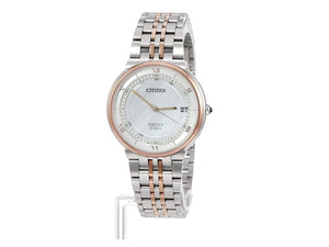 CITIZEN EXCEED EUROS SERIES ANALOG GOLDEN & PEARL COLOR MEN WATCH CB3024-52W