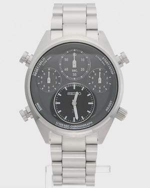 SEIKO PROSPEX SPEEDTIMER SOLAR CHRONOGRAPH SILVER MEN WATCH SBER003
