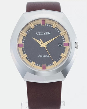 CITIZEN CREATIVE LAB ECO DRIVE LIMITED MODEL BROWN STRAP MEN WATCH  (1200 LIMITED) BN1010-05E