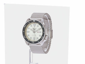 SEIKO 5 SPORTS CONCEPTUAL BOY SUITS STYLE SILVER & IVORY MEN WATCH SBSA067