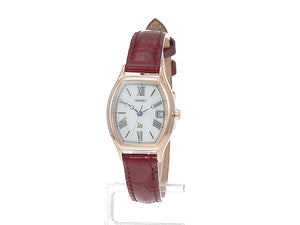 ORIENT IO NATURAL & PLAIN SOLAR BROWN LEATHER STRAP WOMEN WATCH RN-WG0014S