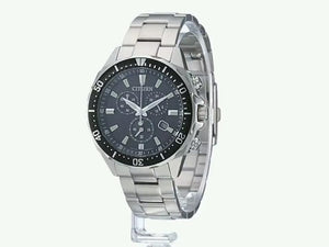 CITIZEN COLLECTION ECO DRIVE SOLAR SILVER BUSINESS MEN WATCH VO10-6771F