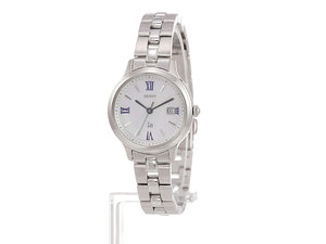 ORIENT IO SOLAR SILVER WHITE PEARL WOMEN WATCH RN-WG0007A
