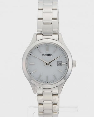 SEIKO SELECTION S SERIES SOLAR SILVER PAIR WOMEN WATCH STPX093