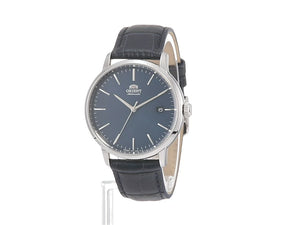 ORIENT BASIC CONCEPT AUTOMATIC CLASSIC LEATHER STRAP NAVY MEN WATCH RN-AC0E04L