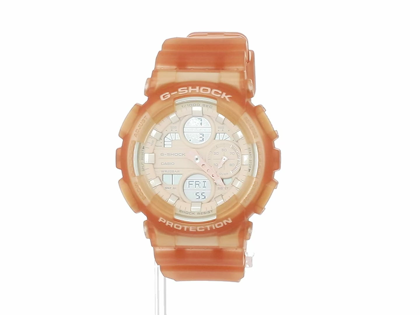 CASIO G-SHOCK MID-SIZE MODEL BROWN ANALOG DIGITAL LADIES WATCH GMA-S140NC-5A1JF