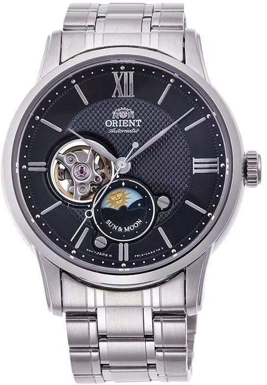 ORIENT SUN&MOON AUTOMATIC 41 MM MEN WATCH RA-AS0002B10B