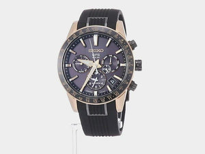 SEIKO ASTRON GPS SOLAR TITANIUM SAPPHIRE GLASS BLACK MEN WATCH SBXC006