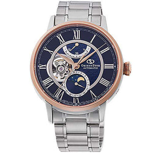 ORIENT STAR CLASSIC COLLECTION PRESTIGE SHOP MECHANICAL MOON PHASE MEN WATCH (200 LIMITED) RK-AM0010L - ROOK JAPAN