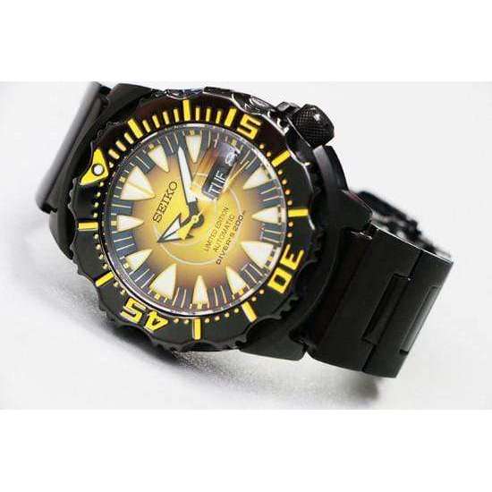 【moon❤️0423▪️フォロー割あり】SEIKOブラックモンスター Seiko srp583 black and gold monster - YouTube
