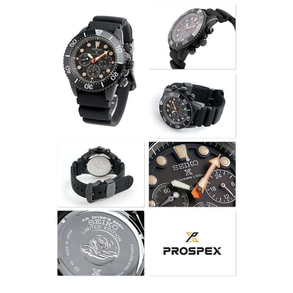 ROOK JAPAN:SEIKO PROSPEX BLACK SERIES MEN WATCH (JDM LIMITED EDITION) SBDJ035-SBDL053-SBDY005,JDM Watch,Seiko Prospex