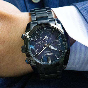 ROOK JAPAN:SEIKO ASTRON GPS SOLAR ALL BLACK MEN WATCH SBXC077,JDM Watch,Seiko Astron