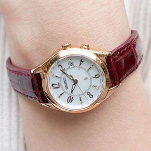 ROOK JAPAN:SEIKO LUKIA LADY COLLECTION SOLAR RADIO WAVE WOMEN WATCH SSQV078,JDM Watch,Seiko Lukia