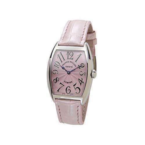 ROOK JAPAN:FRANCK MULLER CINTREES CURVEX PINK LEATHER WOMEN WATCH 7502QZ,Luxury Watch,Franck Muller