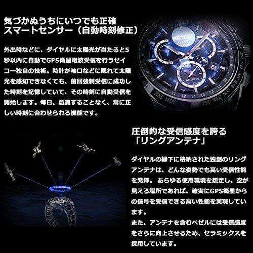 SEIKO ASTRON GPS SOLAR EXECUTIVE LINE DIAMONDS BLUE MEN