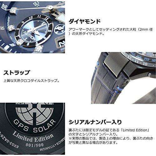 SEIKO ASTRON GPS SOLAR EXECUTIVE LINE DIAMONDS BLUE MEN WATCH (500 LIMITED) SBXB157 - ROOK JAPAN