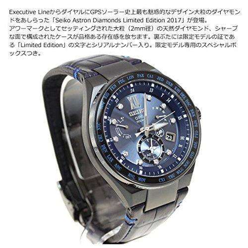 SEIKO ASTRON GPS SOLAR EXECUTIVE LINE DIAMONDS BLUE MEN