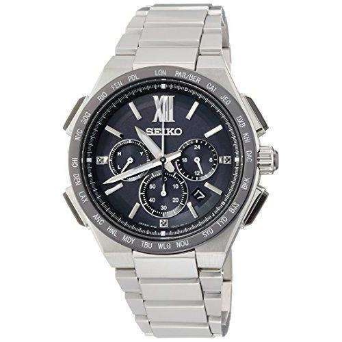 SEIKO 電波ソーラー SEIKO BRIGHTZ SOLAR RADIO WAVE FLIGHT EXPERT MEN WATCH SAGA209