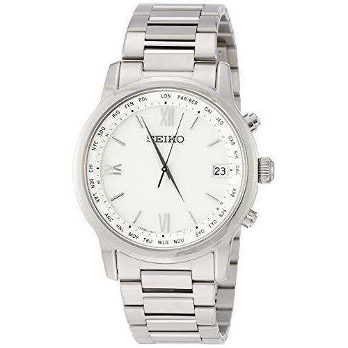 SEIKO BRIGHTZ SOLAR RADIO WAVE WORLD TIME TITANIUM MODEL DIAMOND