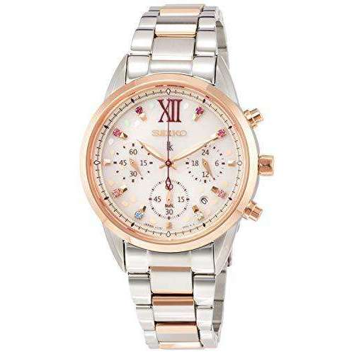 ROOK JAPAN:SEIKO LUKIA SOLAR 2020 SAKURA BLOOMING SWAROVSKI CRYSTALS WOMEN WATCH (1200 LIMITED) SSVS044,JDM Watch,Seiko Lukia