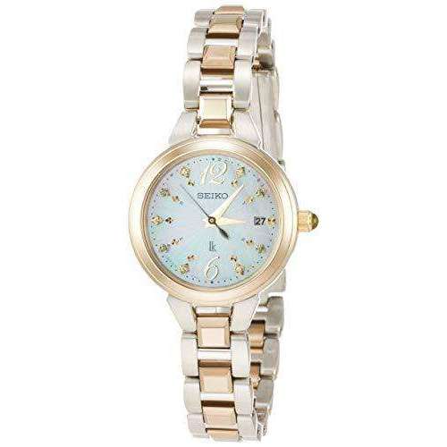 ROOK JAPAN:SEIKO LUKIA SOLAR SUMMER SWAROVSKI CRYSTALS PLATINUM DIASHIELD WOMEN WATCH (2500 LIMITED) SSVW156,JDM Watch,Seiko Lukia