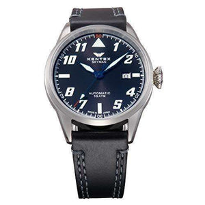 ROOK JAPAN:KENTEX SKYMAN PILOT ALPHA MECHANICAL AUTOMATIC BLACK MEN WATCH S688X-15,JDM Watch,KENTEX(ケンテックス)