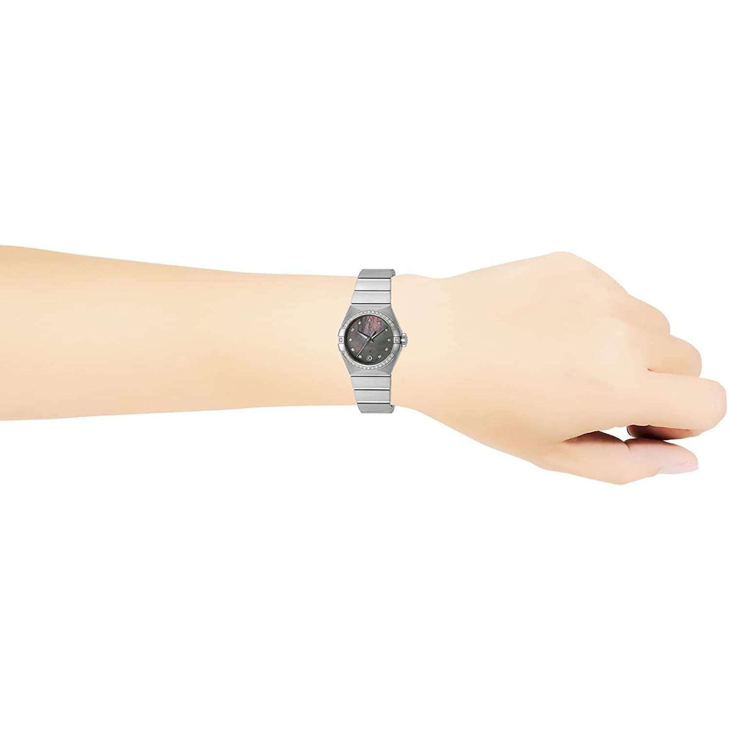 ROOK JAPAN:OMEGA CONSTELLATION CO-AXIAL CHRONOMETER 28 MM WOMEN WATCH 123.15.27.20.57.003,Luxury Watch,Omega