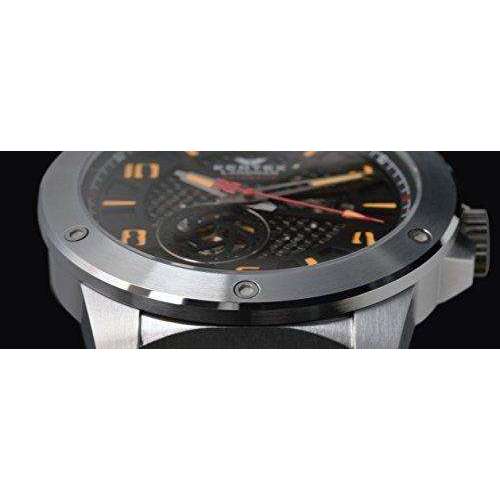 ROOK JAPAN:KENTEX LANDMAN ADVENTURE DATE AUTOMATIC SILVER MEN WATCH S763X-07,JDM Watch,KENTEX(ケンテックス)