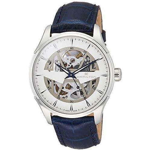HAMILTON JAZZMASTER SKELETON AUTO 40 MM MEN WATCH H42535610 - ROOK
