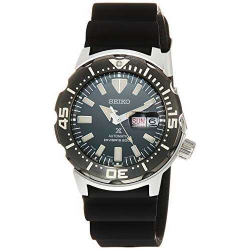 ROOK JAPAN:SEIKO PROSPEX MONSTER BLACK DIAL KANJI DATE MEN WATCH SBDY035,JDM Watch,Seiko Prospex